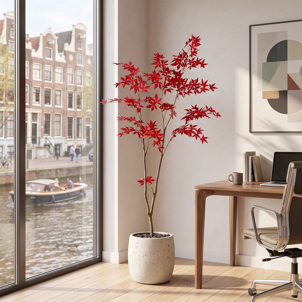 Acer kunstboom 180cm Burgundy