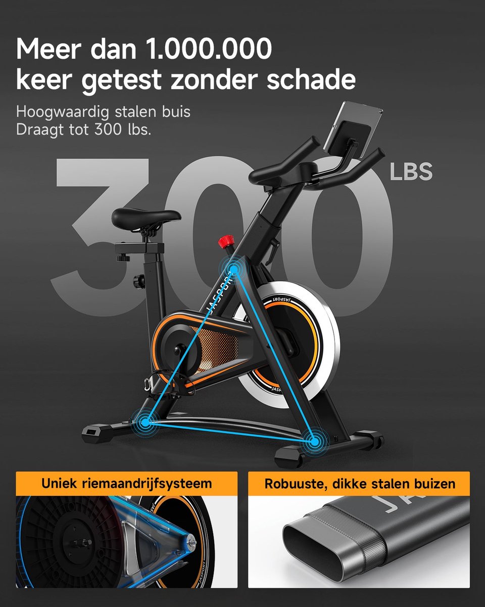 JASPORT A3 Slimme Spinningfiets thumbnail 8