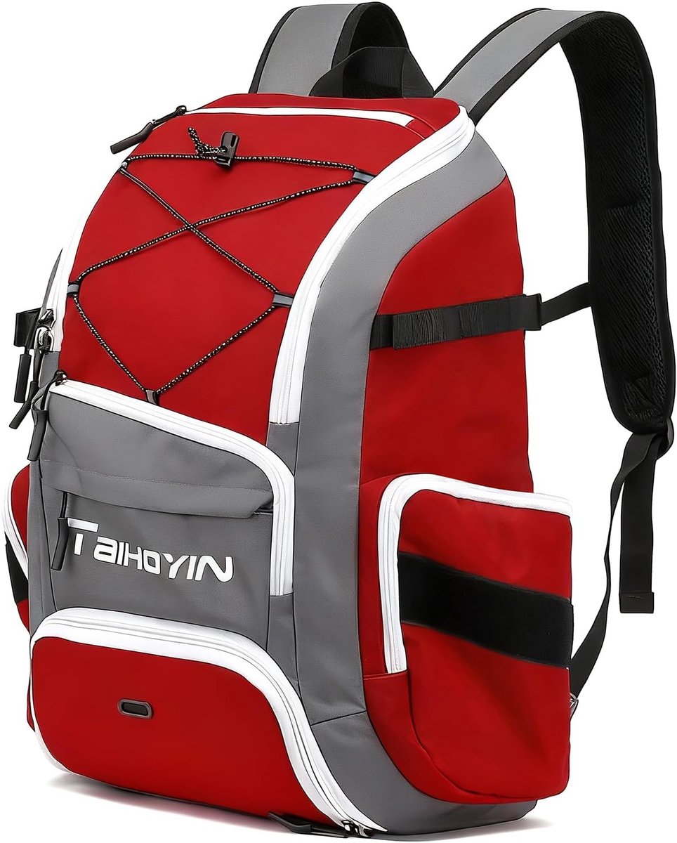 SnelShoppen - Sportrugzak Dames 35L met Schoenenvak, Nat Vak en Laptopvak - Waterdichte Gymtas, Honkbal, Strand, Zwemrugzak - Kleine Sporttas voor Spo