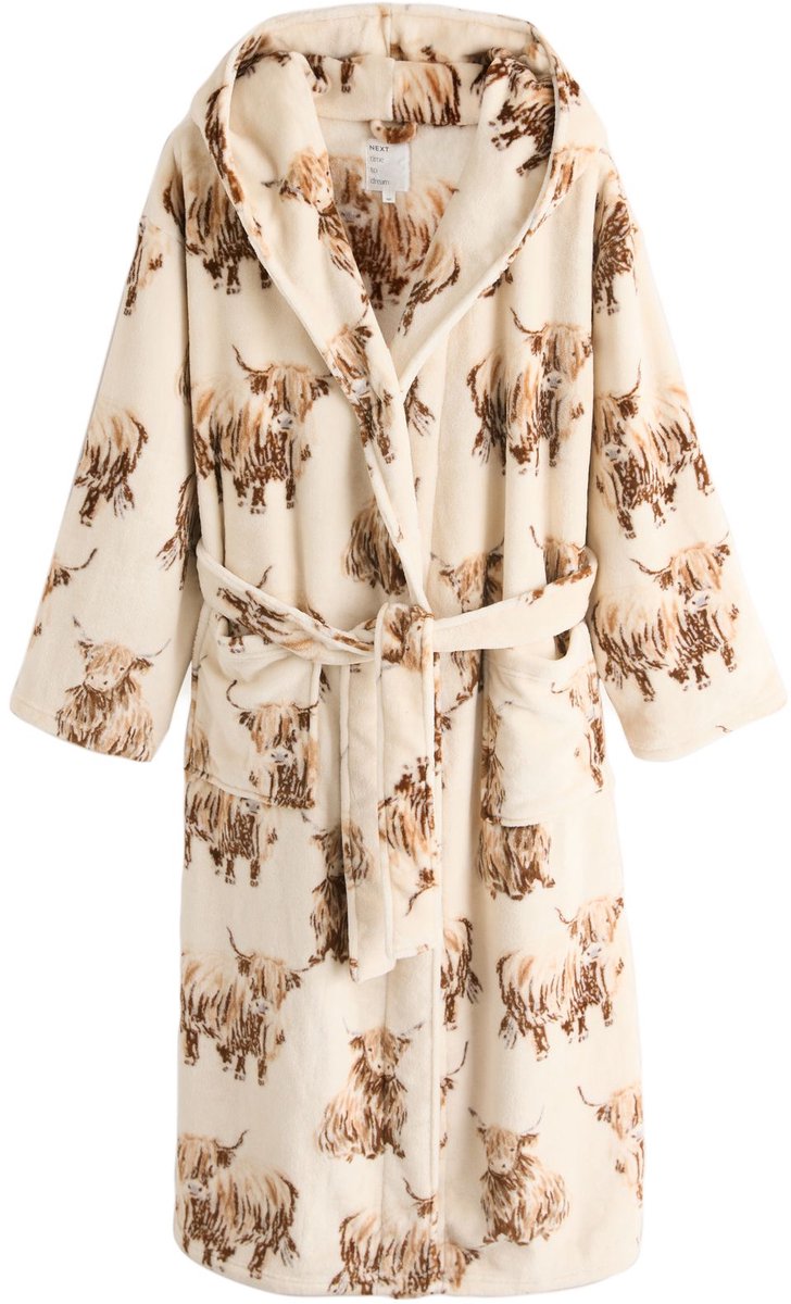 Next - Dames - Comfortabele kamerjas - Crème