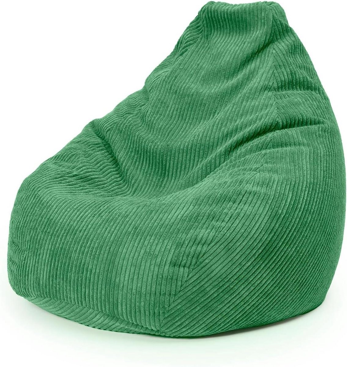 Zitzak XXL - Zitknuffel Beanbag - Ontspannen Gamen - Zachte Corduroy - 135 x 100 cm - Donkergroen