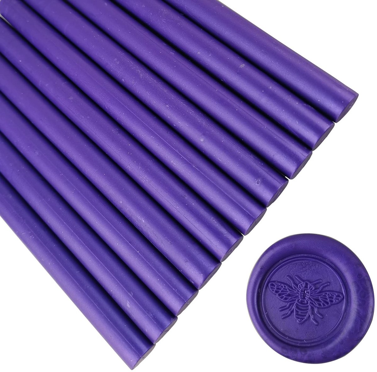 Paarse Lijm Sticks voor Wax Seal Stempel - 10 Stuks Sealing Wax voor Trouwen, Wenskaarten en Cadeaus