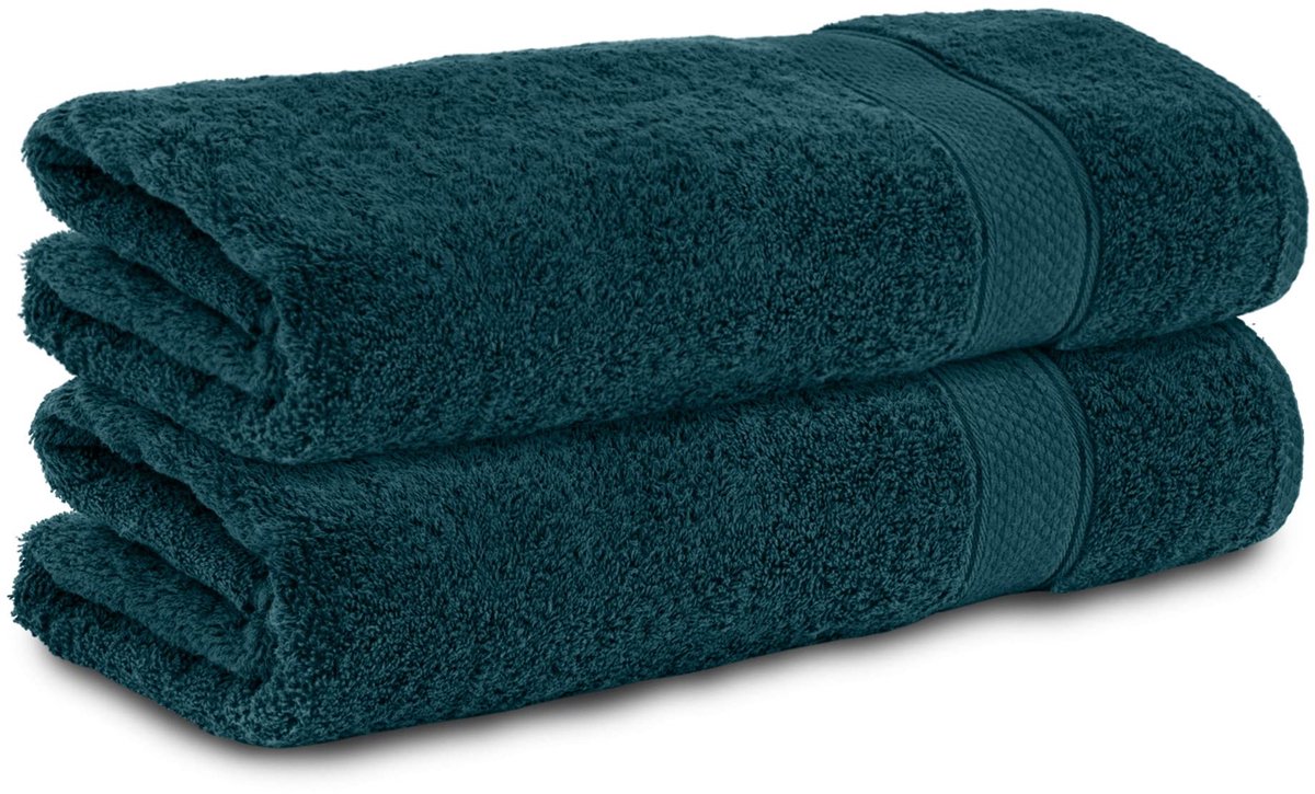 SnelShoppen - Set van 2 Komfortec Handdoeken 50x100 cm, 100% Katoen, Luxe Badhanddoeken in Diverse Kleuren, Ideaal voor Thuis, Sport en Reizen