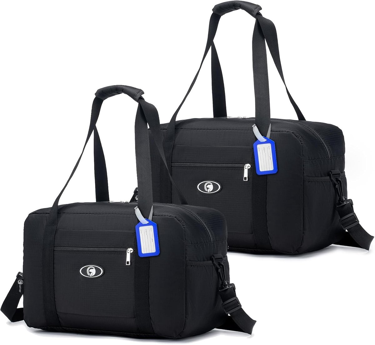 20L Reistas Handbagage 40x20x25cm Vouwbare Reisbagage voor Dames en Heren, Waterdichte Weekendtas en Lichtgewicht Fitnesshandtas