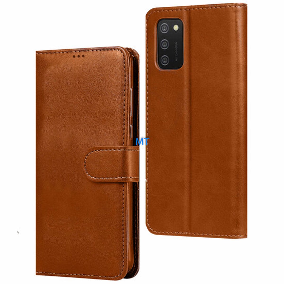 Lux Wallet MT Case geschikt voor Galaxy S24 - Bruin