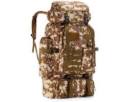 SnelShoppen - DXIA Wandelrugzak 80L - Waterdichte Campingrugzak - Lichtgewicht Grote Buitensport Reistas - Ideaal voor Kamperen, Wandelen en Reizen -