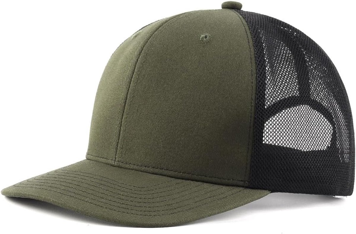 M/L/XL/XXL Mesh Trucker Cap groot hoofd, zomer running sport cap maat 57-64cm, UV-bescherming baseballpet