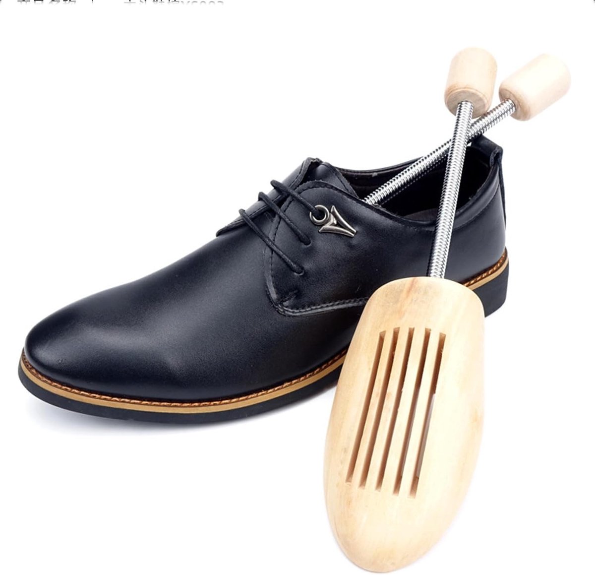 Vormen voor schoenen, schoenspanners voor heren, schoenspanner van hout, schoenspanner, schild schoenen, schoenspanner absorbeert vocht, bestrijdt geuren, schoenvorm, schoenspanner met veer