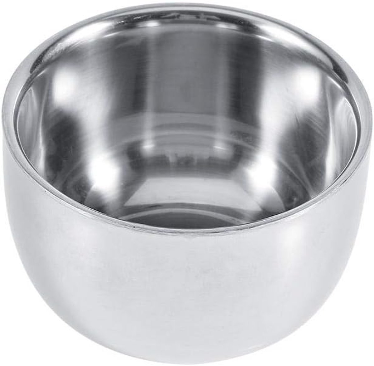0, Roestvrijstalen scheerkom, Asixx Durable Men's roestvrij staal scheerzeephouder Cream Cup kom gebruiksvoorwerpen kom grote kom eenvoudig schuim te creëren, 1