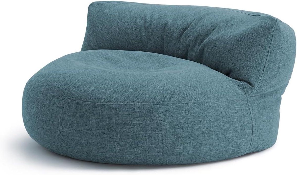 Zitzak Lounge - Zetelzak Zitzak - Ontspannen Zitten - Aanpasbare EPS Vulling - 90 x 50 cm - Aqua