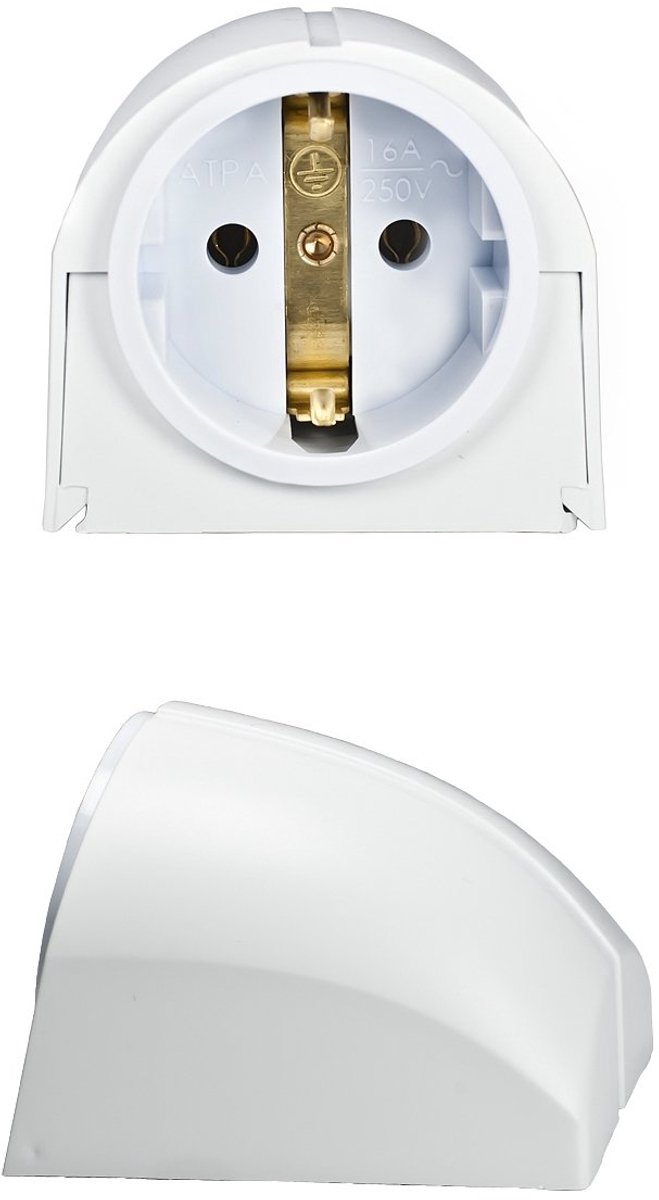 Verdekte Schuko-stopcontact voor Achter Meubels - 16A 250V