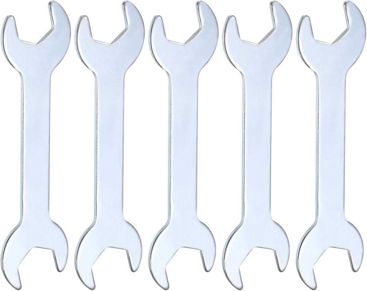 Steeksleutels 14 mm x 15 mm metrisch super dunne kleine platte kopsleutel verzinkte steeksleutel voor autoreparatie meubelmontage