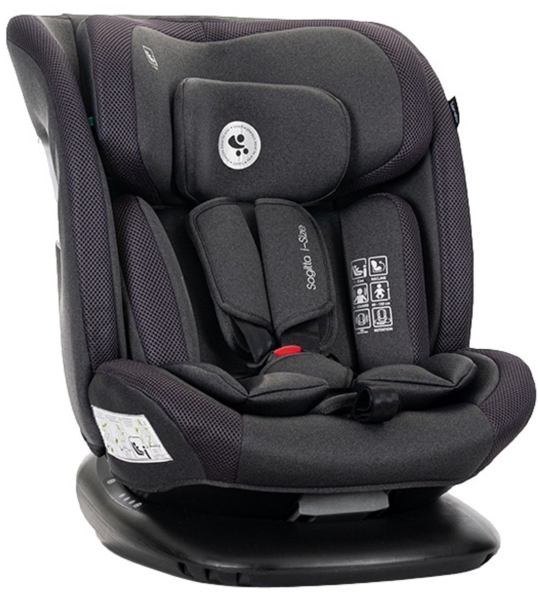 Lorelli Sagitta Black 40-150 cm i-Size Autostoel