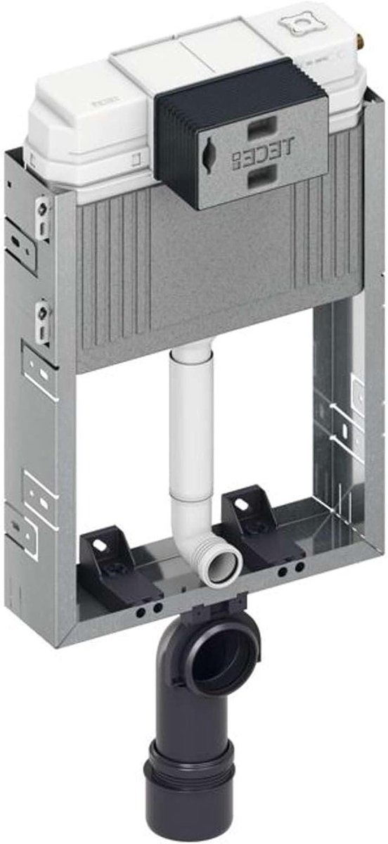WC-module - Toiletinbouw - Badkamer Installatie - Uni-spoelbak - 1060mm Hoogte - Wit