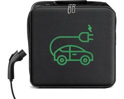 Oplaadkabel Tas - Opbergdoos EV - Auto Accessoires Opbergen - Waterdicht Antislip - 37x37x12 cm - Zwart
