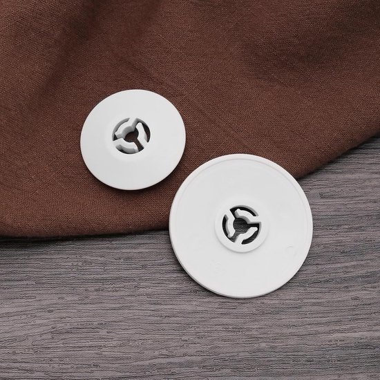 3 stuks kleine middelgrote grote naaimachine spoel pin dop vervanging spoel dop plastic naaien spoel dop compatibel met broer, wit — afbeelding 4