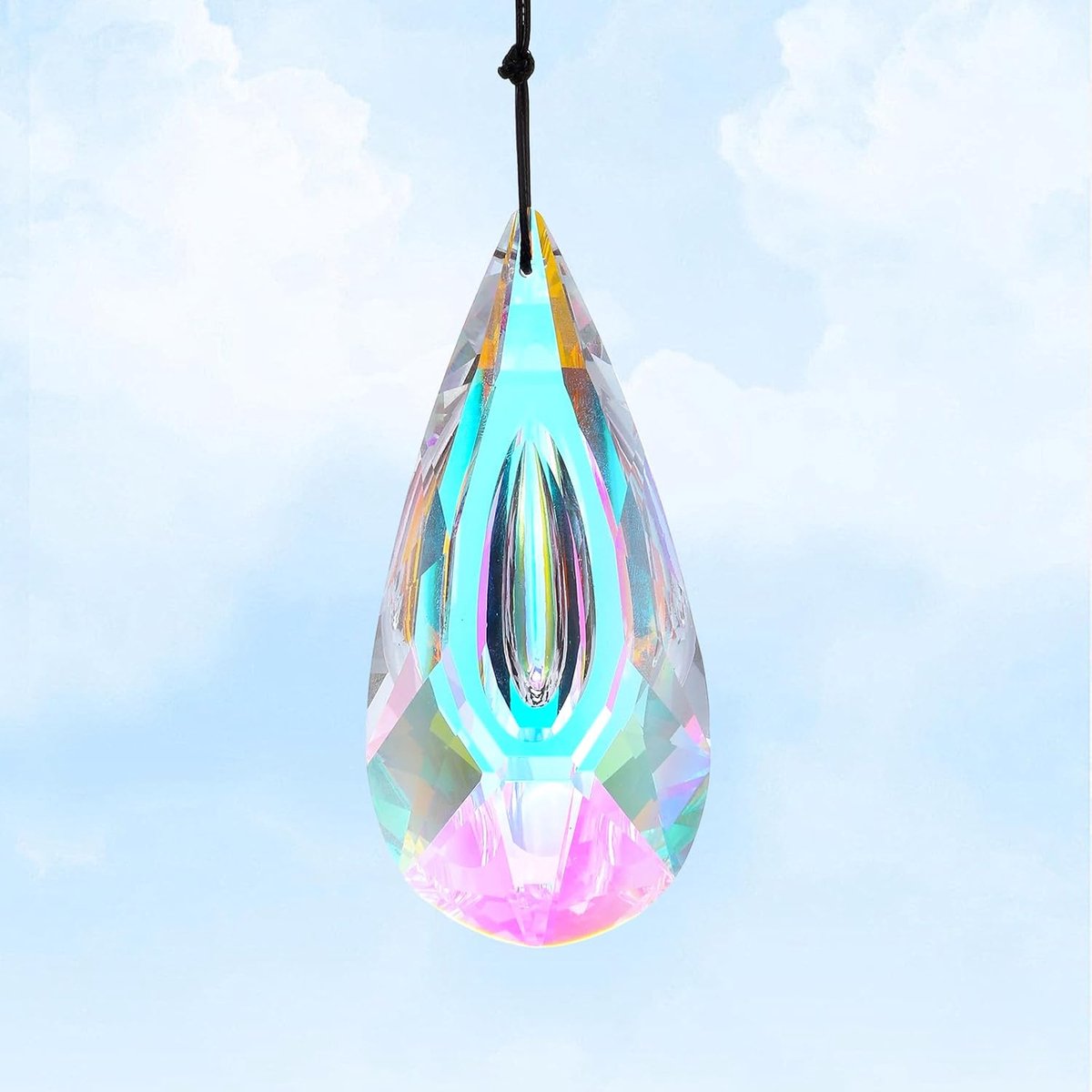 120 mm kristallen zonnevanger, regenboog prismamaker zonnevanger hanger, grote prisma zonvangers, raam opknoping prisma ornamenten voor binnen buiten verjaardag bruiloft Valentijnsdag geschenken