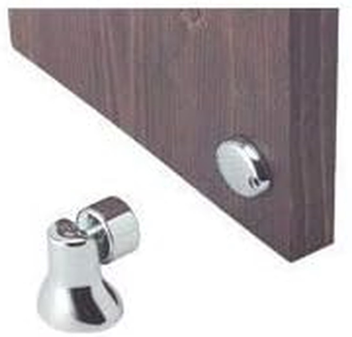 Magnetische Deurklem - Deurstopper - Deur Open Houden - Sterke Magneet - 1 stuk - Zilver