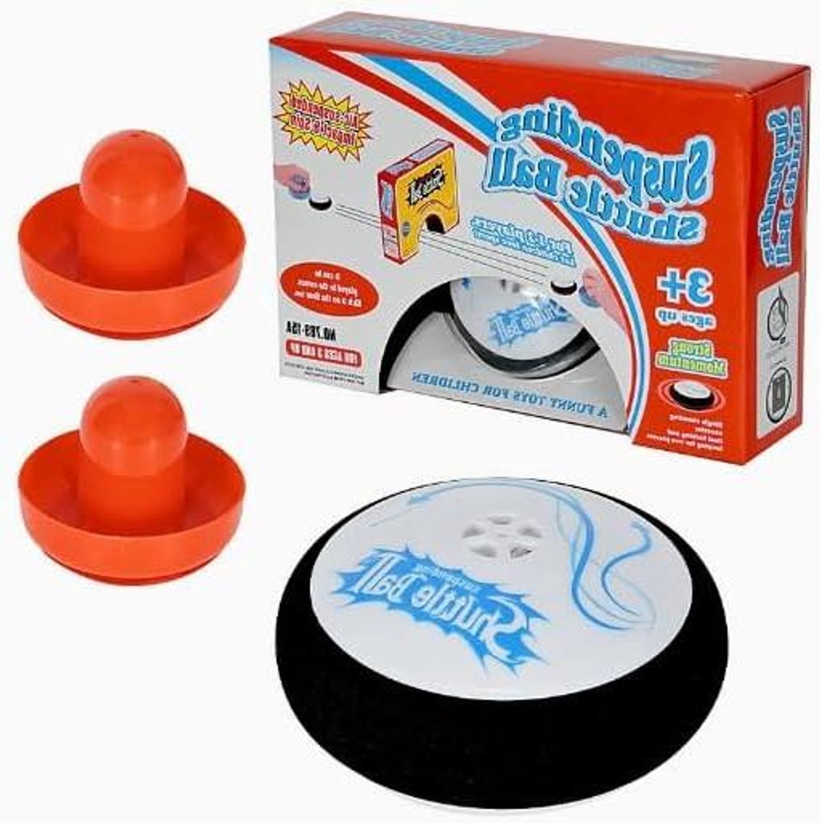 Air Hockey Puck Set - Lucht Hockeyspel - Tafelspel - Draagbaar en Ruimtebesparend - 4 x 1 x 6 cm