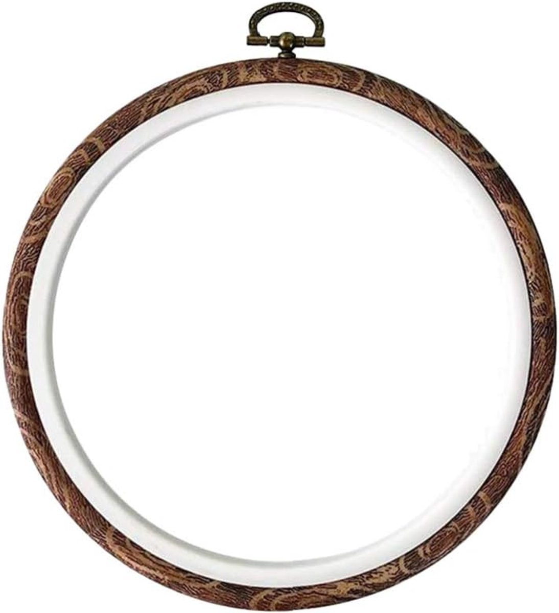 Borduurframe ronde kruissteek borduurring imitatie displayframe voor handig naaien en ophangen van kunsthandwerk