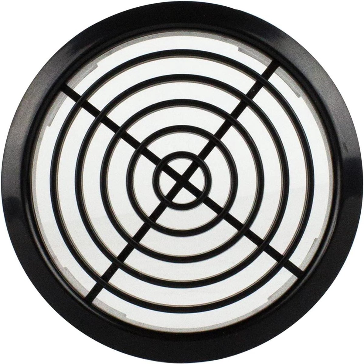 Ventilatierooster - Meubelrooster Deurrooster - Luchtcirculatie Verbeteren - Weerbestendig Kunststof - 3 Stuks - Zwart