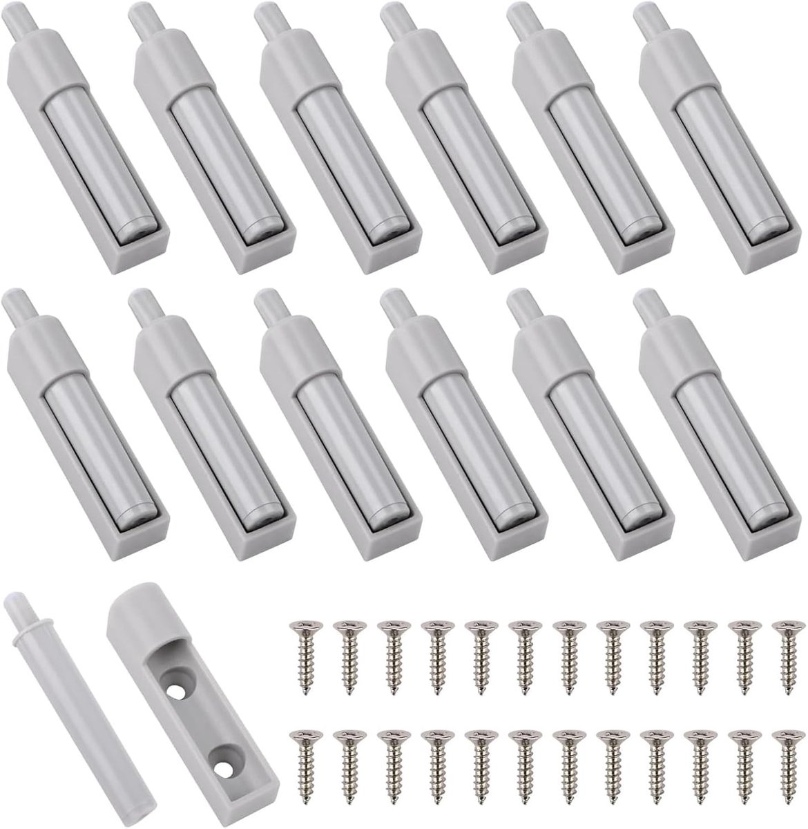 12 stuks softclose-deurdempers, meubeldeurdempers, kastdeur, demper, soft close deurdemper, kast voor keukenkast, deurdemper, voor softclose, achteraf inbouwen
