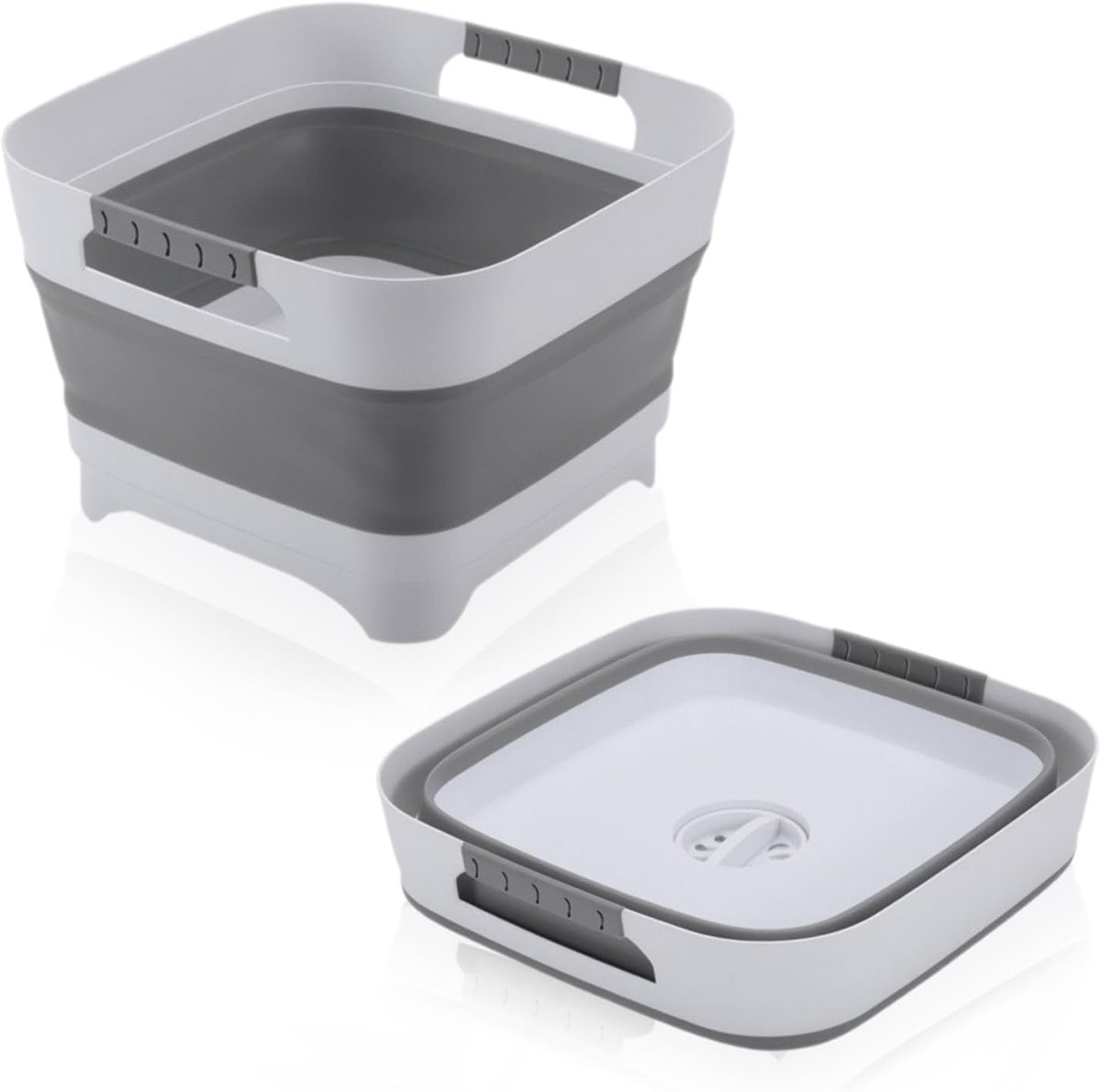 Opvouwbare babykuip voor het wassen van babyflessen, wasbak met afvoerstop voor babyaccessoires, babyfles, melkpomp, keuken, camping en reizen