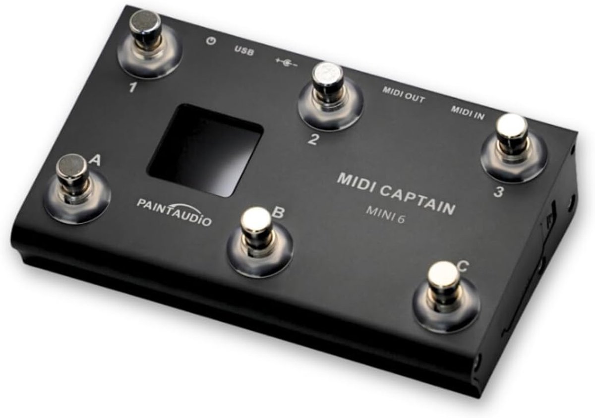 SnelShoppen - MIDI Controller Multi-Effects Toetsenbord USB-MIDI Muzieksoftware met 6 Toetsen voor Synthesizers en PC/CC/Note Commandanten