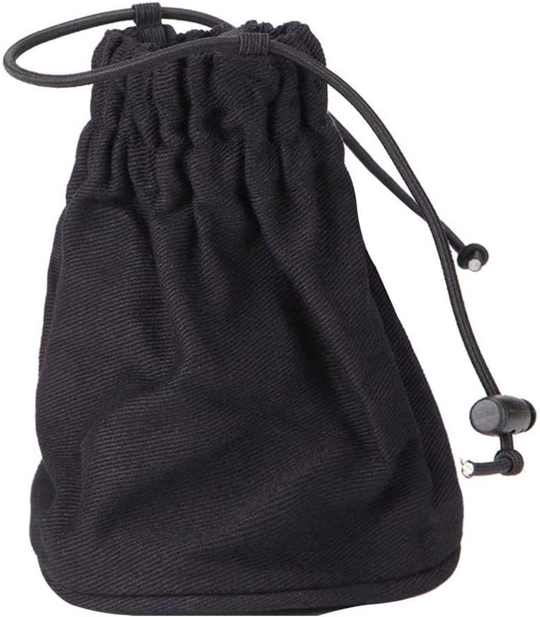 SnelShoppen - Pofet Sok Haardroger, Professionele Föhn met Diffuser, Opvouwbaar, Canvas, Zwart, Universeel, Verstelbaar, Reishaarföhn met Windblazer A