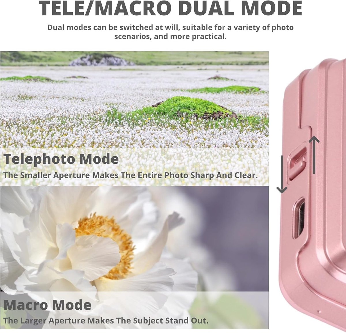 SnelShoppen - Digitale Camera voor Tieners, 4K 48 MP Ultra HD Point and Shoot Camera met 8x Digitale Zoom, Oplaadbare Compacte Vlogging Camera in Blau thumbnail 5