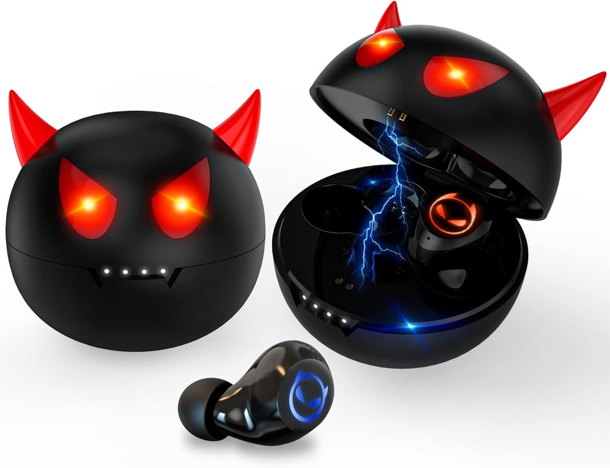 SnelShoppen - Draadloze Bluetooth Koptelefoon - IPX5 Waterdichte Oordopjes - Touch Bediening met Microfoon - Noise Cancelling - Bluetooth 5.1 - 36 Uur