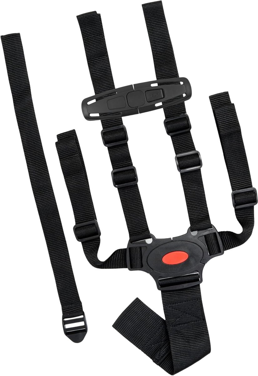 SnelShoppen - 5-punts veiligheidsgordel voor kinderstoel, kinderwagen en buggy - Inclusief anti-buckling clip - Eenvoudig te bevestigen - Veiligheidsg