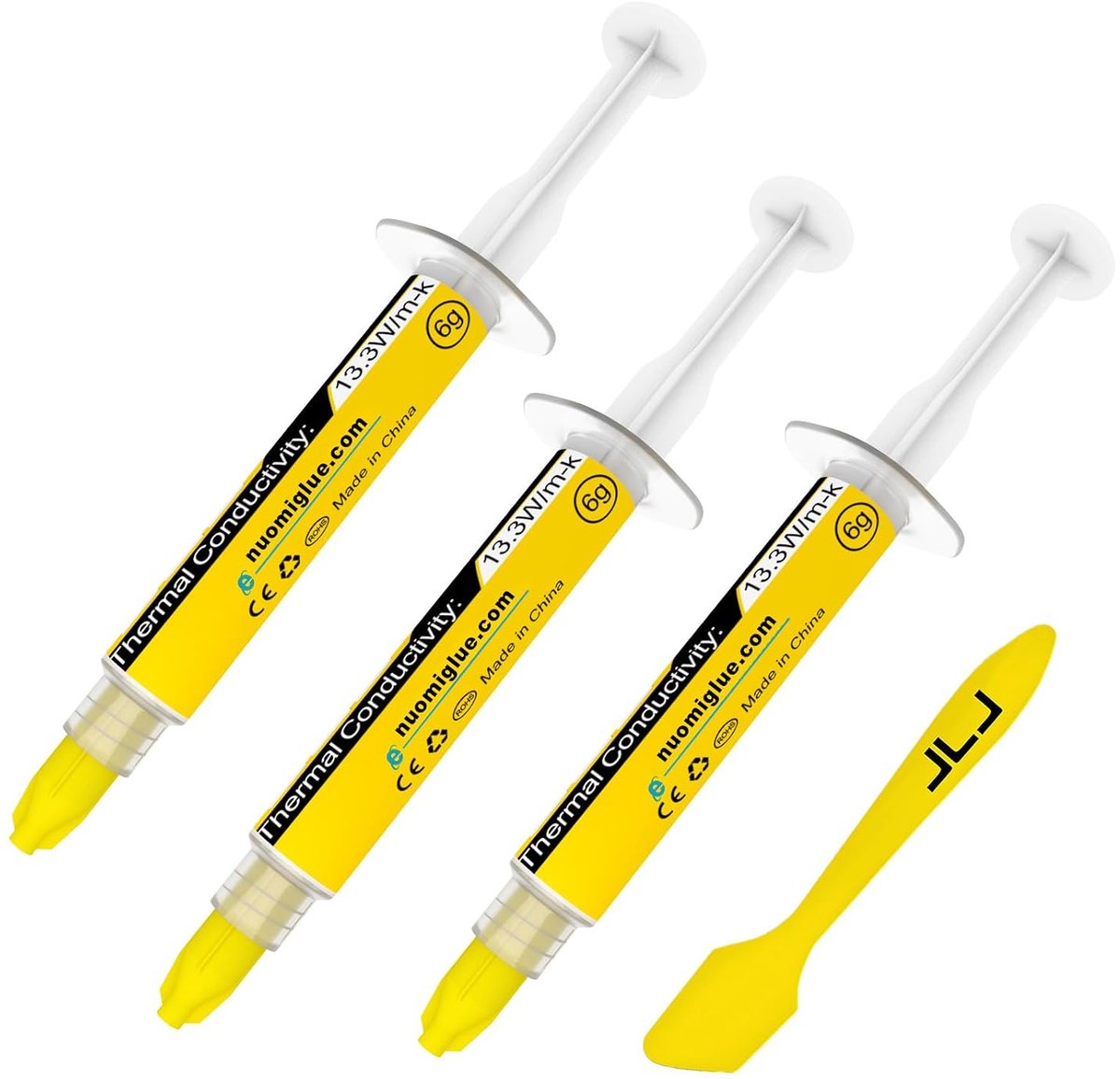 SnelShoppen - Thermal Paste 18g - Hoge Prestaties CPU Koelpasta - Carbon Ge baseerd - Geschikt voor IC/Processor/CPU/GPU - Veilige Toepassing - Niet-g