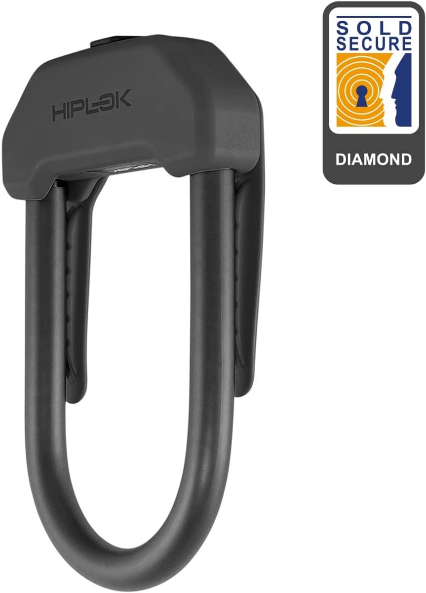 SnelShoppen - Hiplok DX Unisex Bracket Lock - Compact en Lichtgewicht Fietsslot met 14mm Hardened Stainless Steel Schakel - Veilig en Draagbaar - Idea
