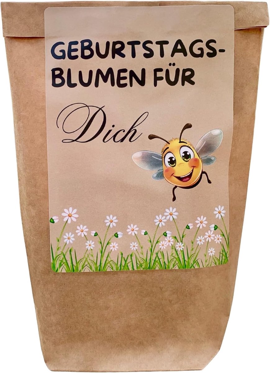 SnelShoppen - Verjaardagscadeau voor Vrouwen, Bloemen Plant Set, Verrassingscadeau, Zaden voor Zelf Planten, Creatieve Gift Bag voor Feestdagen