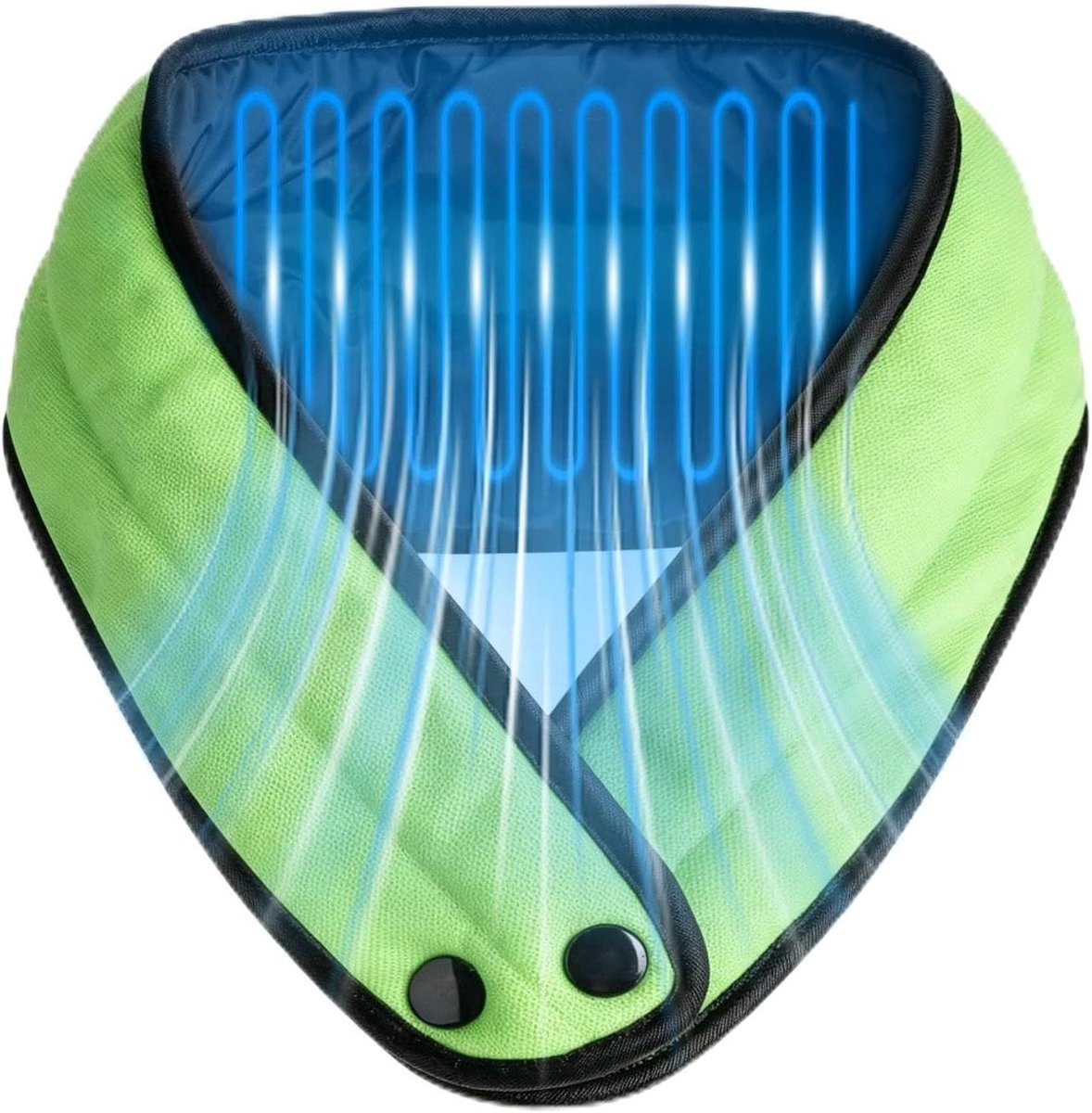 Koelsjaal - Nekkoeler - Hitteverlichting - Watergeactiveerd - 60 cm - Blauw