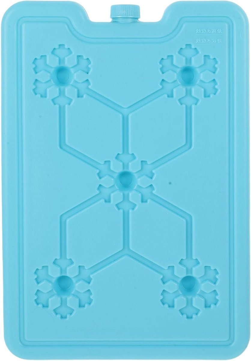 Herbruikbare Koelpads - Watergevulde Ijsblokken - Voedsel Transport - Langdurige Koeling - 27.50X18.50X2.00CM - Donkerblauw