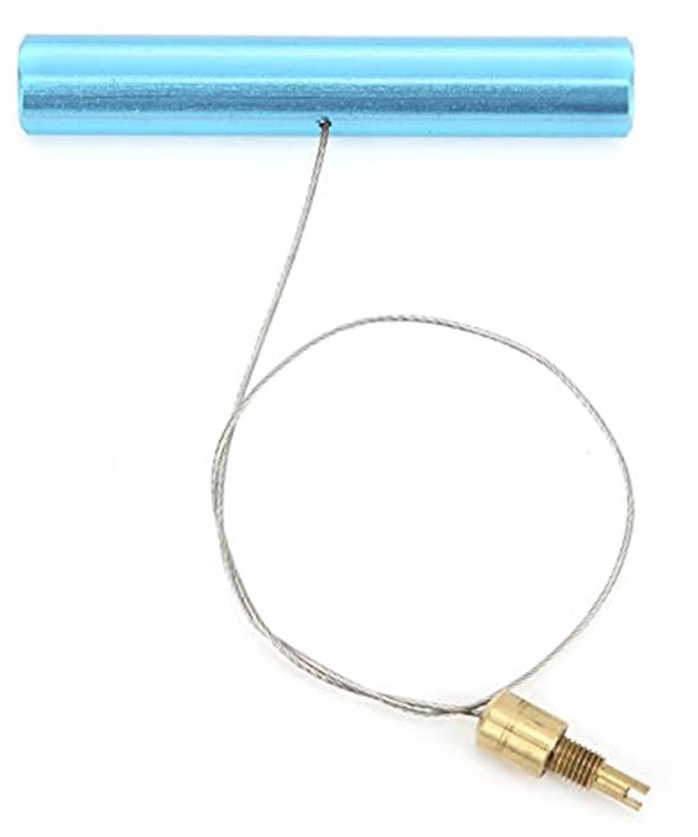 Ventieltrekker, 80x10mm/3.1x0.4in Fiets Motorfiets Luchtventieltrekker Binnenband Band Handvat Gereedschap Binnenband Ventiel Gereedschap Ventieltrekker Gereedschap Blauw
