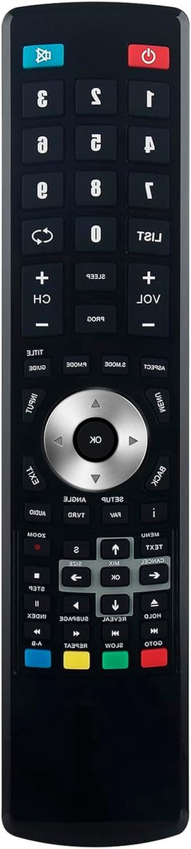 Afstandsbediening - Universele Controller - Televisie Bediening - Directe Koppeling - 10 Meter Bereik - Zwart
