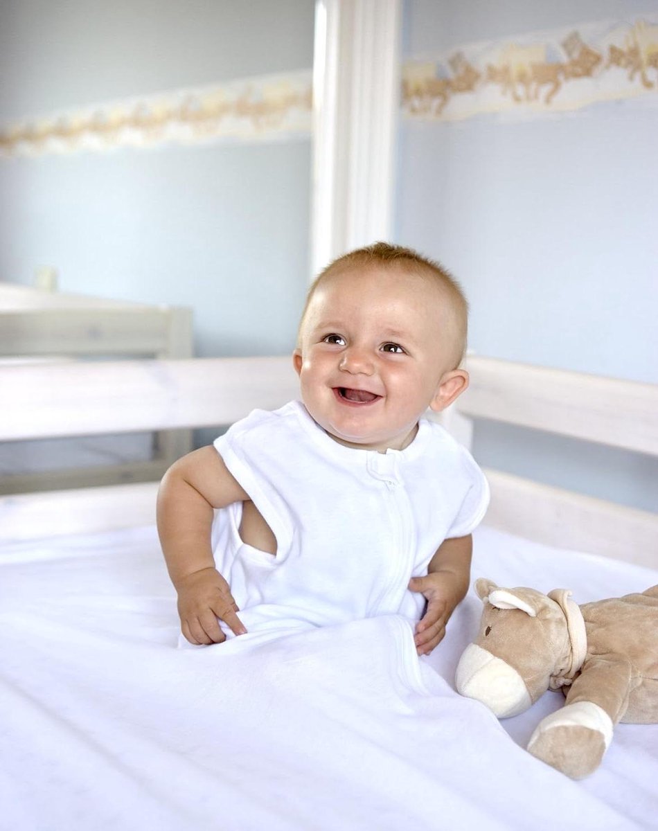 Kinderbed Laken - Veiligheidslaken Baby - Veilig Slapen - Gemaakt in Spanje - 60x120 cm -