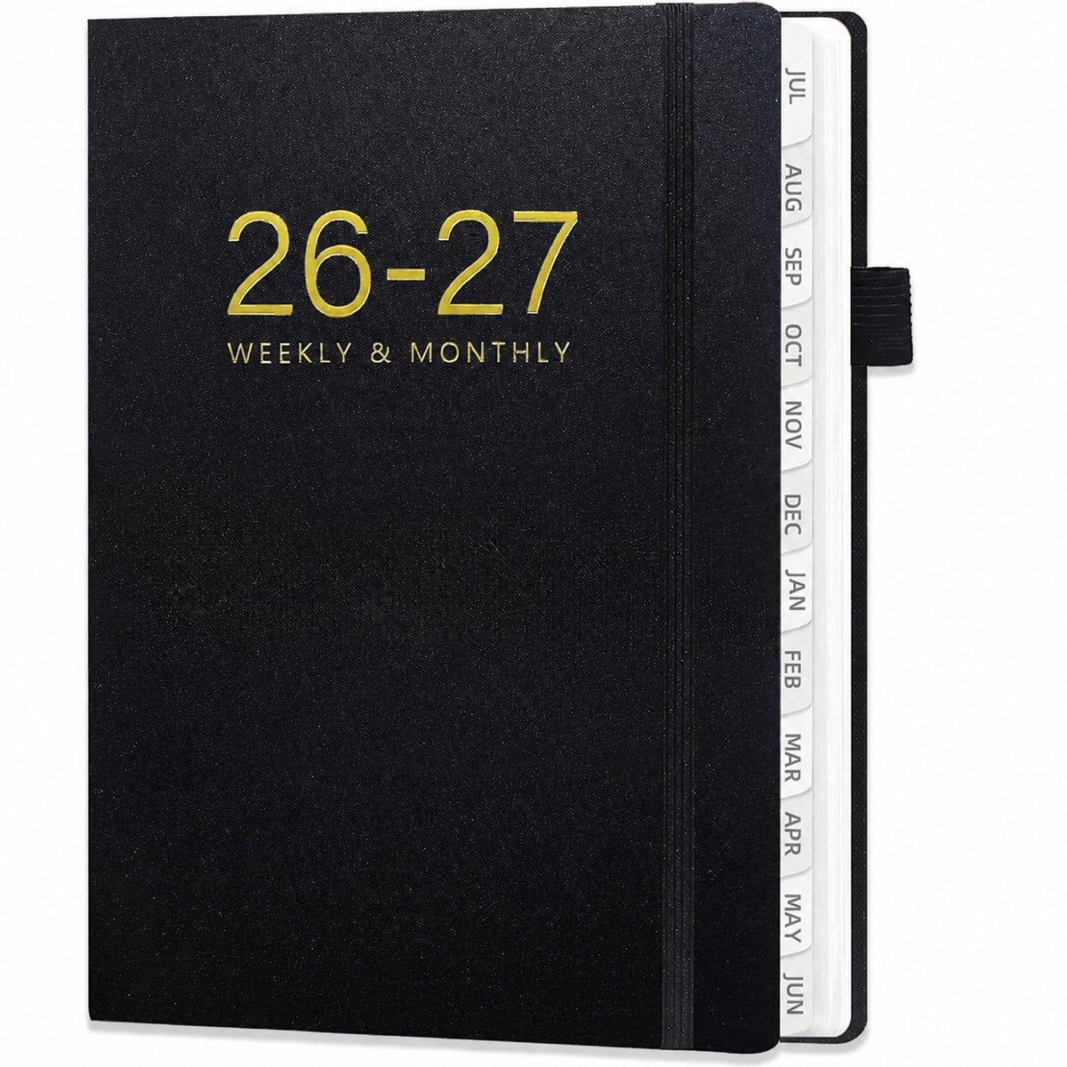 Schoolagenda 2026-2027 A5 - Academische Planner van Juli tot Juni - Weekplanner met Harde Kaft - Inclusief Stickers en Penlus - Ideaal voor Studenten, Docenten en Thuisgebruik