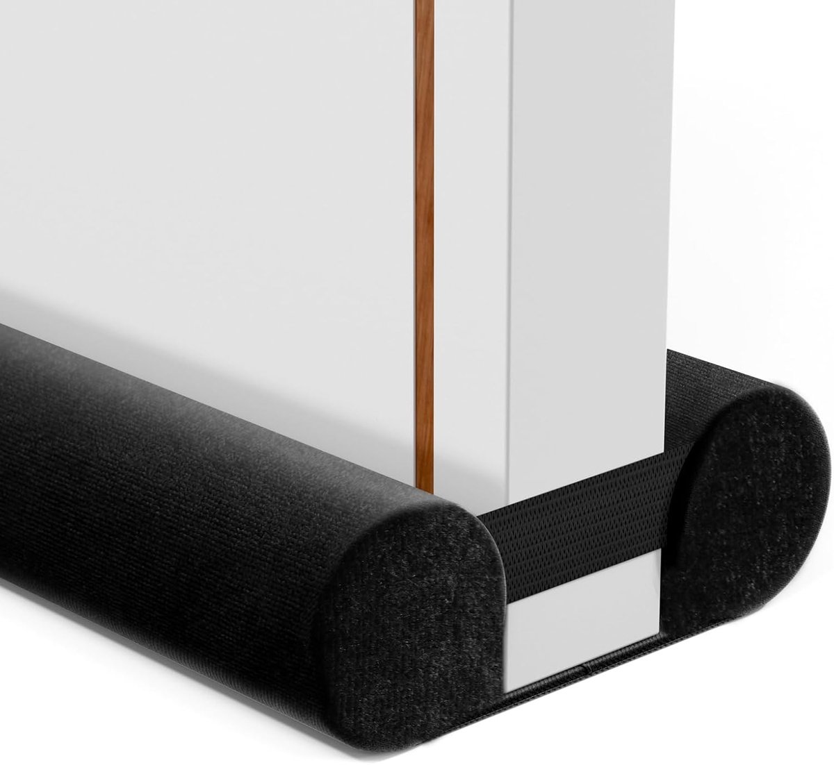 SnelShoppen - Double-sided draught excluder voor deur, non-adhesive deur draught stopper, geluidsisolatie, houdt tocht, geluid, stof en insecten tegen