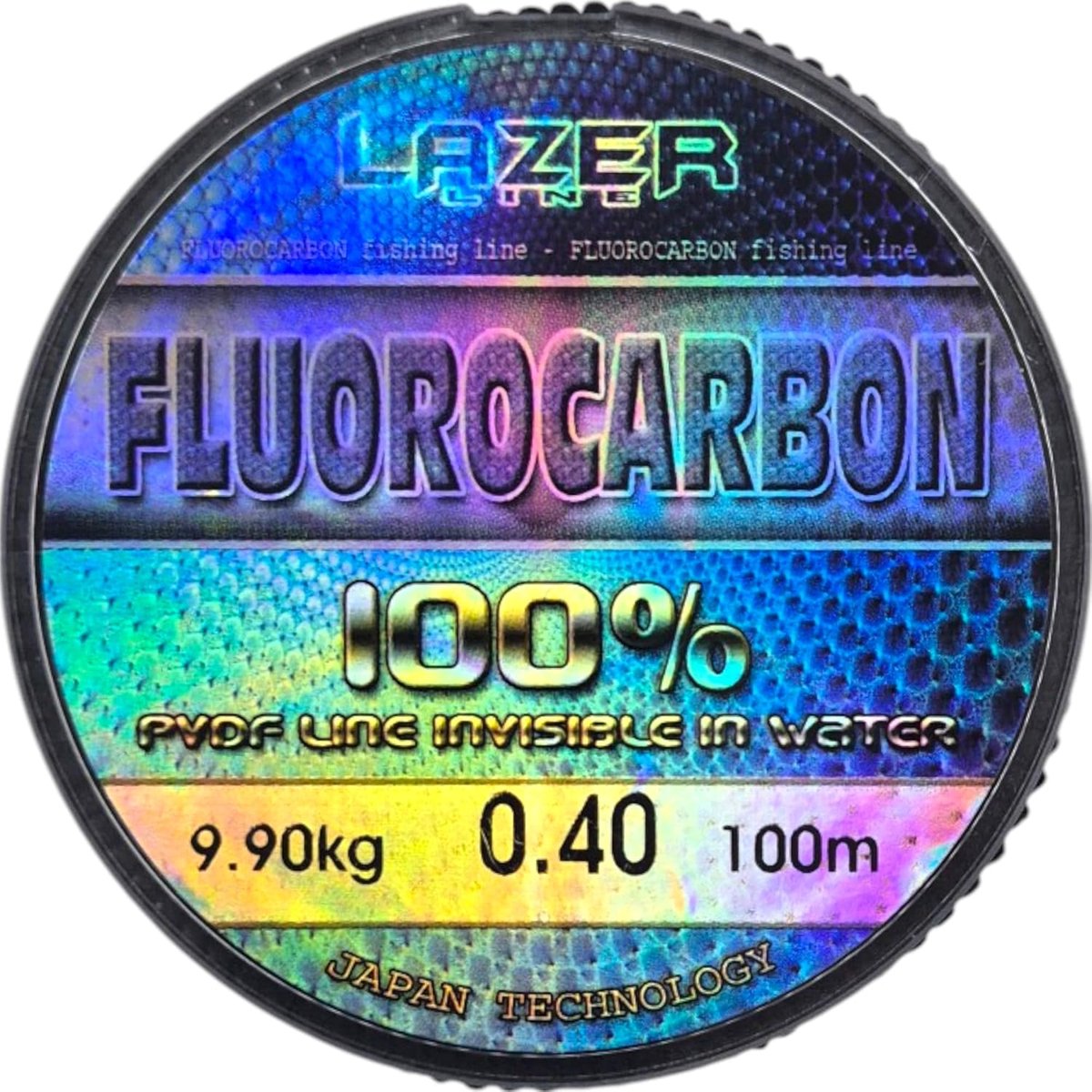 SnelShoppen - Fluorocarbon Vissnoer 100m - 0.4mm Diameter - Test 9.9kg - Transparante Vissnoer voor Snoek, Snoekbaars, Forel, Karper - Hoge slijtvasth