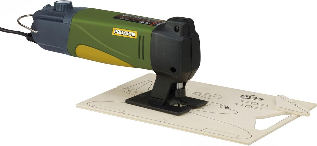 SnelShoppen - Decoupeerzaag STS 12/E voor Hout en Metaal - Compact en Licht, Ideaal voor Bogen, 180x40x70mm, Geschikt voor Hout tot 10mm, Circuitborde