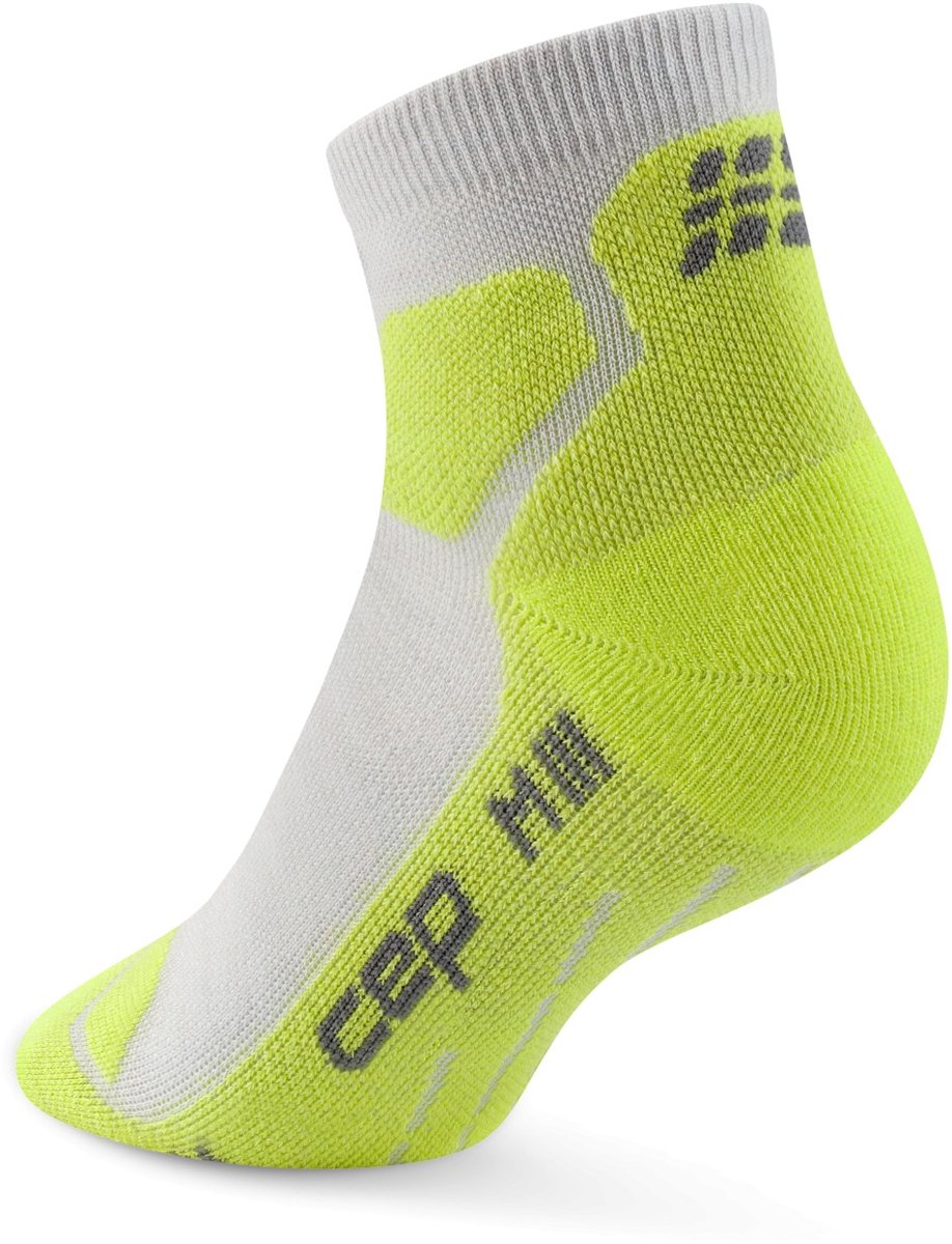 CEP Hiking Light Merino Low-Cut Compressie - Neongeel - Dames (37-40)