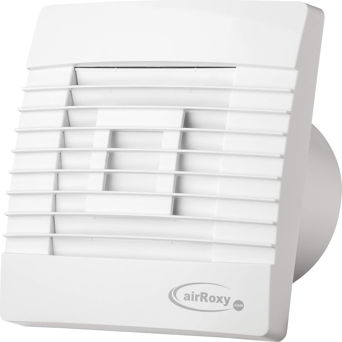 SnelShoppen - Badkamer Ventilator met Bewegingssensor, Timer, Wandmontage, Ø 100 mm, Flush-Mounted Ventilator voor Badkamer en Keuken, Wit