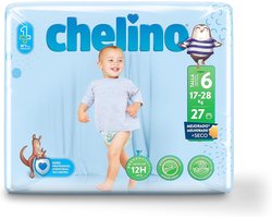 SnelShoppen - Designer Wegwerpluiers Baby Fashion Love Talla 6 17-28 kg - Hypoallergene Luiers met Aloe Vera, 27 Stuks - Ergonomisch en Lekvrij voor C