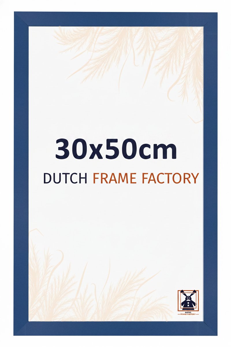 Fotolijst 30x50 cm - MDF - Donkerblauw - Benno