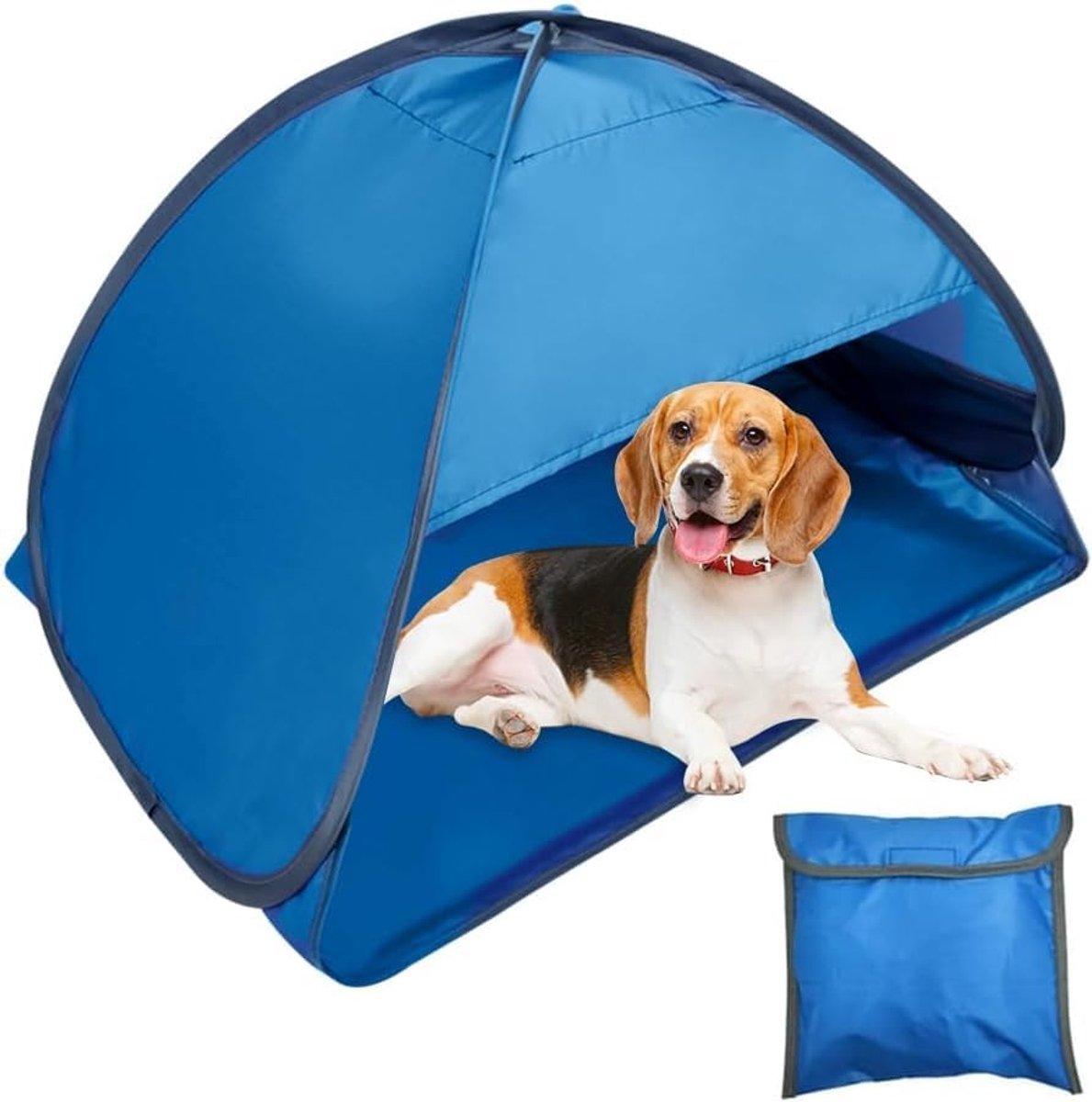 SnelShoppen - Hoofdsteuntent, Automatische Draagbare Mini-Strandglas, Anti-UV Strandtent voor Kinderen, Eenvoudig te Installeren Zonnescherm, Lichtgew