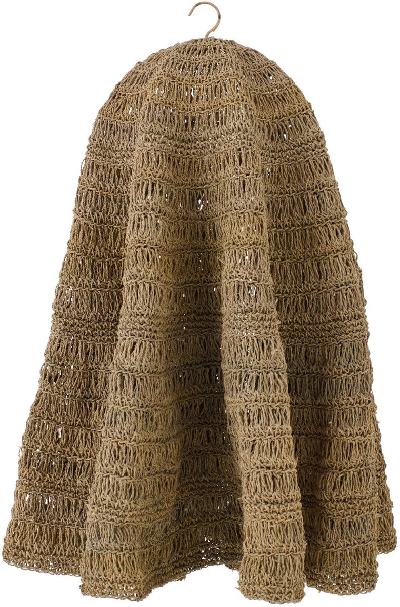 J-Line lampenkap Geweven - riet - naturel - small